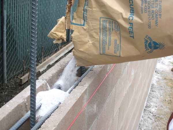 Perlita expandida en obra