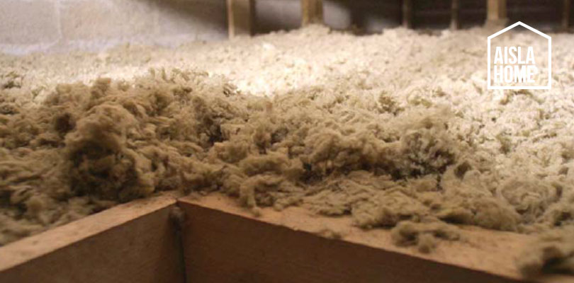 Lana de roca proyectada